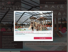 Tablet Screenshot of europacamp.com